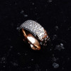 4ctw Round Cut Scattered Paved Men's Ring