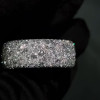 4ctw Round Cut Scattered Paved Men's Ring