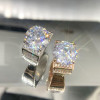 12ct Round Cut White Sapphire Bold Men's Ring