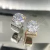 12ct Round Cut White Sapphire Bold Men's Ring