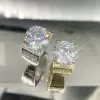 12ct Round Cut White Sapphire Bold Men's Ring