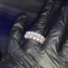 16ctw Baguette and Emerald Cut Three-side Eternity Ring