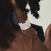 8ct Radiant Cut Three-Side Paved Men's Engagement Ring