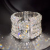 8ct Radiant Cut Three-Side Paved Men's Engagement Ring