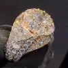 3ct Round Cut Bold Wide Men's Cocktail Ring