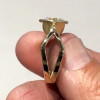 3.8ct Bezel-set Round Cut Modern Men's Engagement Ring