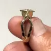 3.8ct Bezel-set Round Cut Modern Men's Engagement Ring