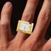 14ct Radiant Cut Bold Men's Cocktail Ring