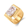 14ct Radiant Cut Bold Men's Cocktail Ring