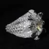 5.8ct Oval Cut Dragon Claw Inspired Men's Cocktail Ring