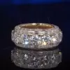 16ctw Round and Baguette Cut Eternity Ring