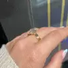 5.6ct Asscher Cut White Sapphire Engagement Ring
