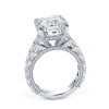 5ct Asscher Cut Cathedral Set Engagement Ring