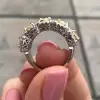 Handmade Fancy Yellow Cushion Cut  Women's Band