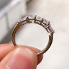 1.75ct Round Cut White Sapphire Wedding Band