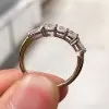 1.75ct Round Cut White Sapphire Wedding Band