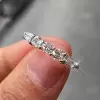 1.75ct Round Cut White Sapphire Wedding Band