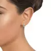 2.75ct Aquamarine Hoop Earrings