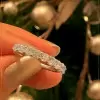 Handmade Round Cut  Women's Wedding Band