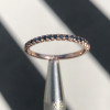 Handmade Black Diamond Eternity Band Anniversary Women's Wedding Band