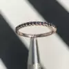 Handmade Black Diamond Eternity Band Anniversary Women's Wedding Band