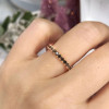 Handmade Black Diamond Eternity Band Anniversary Women's Wedding Band