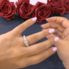 Handmade 1.65CT Round Brilliant Diamond Eternity Band