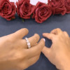 Handmade 1.65CT Round Brilliant Diamond Eternity Band