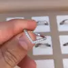 Handmade 0.88ct Wedding Eterniy Band in Sterling Silver