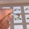 Handmade 0.88ct Wedding Eterniy Band in Sterling Silver