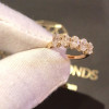 Handmade 1.25CT Five-stone Oval Cut Eternity Band Wedding Anniversary Ring