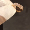 Handmade 1.25CT Five-stone Oval Cut Eternity Band Wedding Anniversary Ring