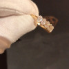 Handmade 1.25CT Five-stone Oval Cut Eternity Band Wedding Anniversary Ring
