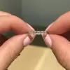 Handmade 0.7 CT Seven-stone Wedding Band in Rose Gold
