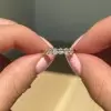 Handmade 0.7 CT Seven-stone Wedding Band in Rose Gold