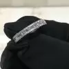 2.35ct Emerald Cut White Sapphire Eternity Band