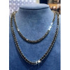 10MM Round Cut White Sapphire Tennis Necklace