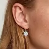 7.6ctw Round Cut White Sapphire Vintage Drop Earrings
