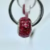 8ctw Invisible Set Blue Sapphire/Ruby Ball Drop Earrings
