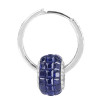 8ctw Invisible Set Blue Sapphire/Ruby Ball Drop Earrings