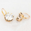 16ctw Huge Round Cut Simple Vintage Drop Earrings