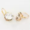16ctw Huge Round Cut Simple Vintage Drop Earrings