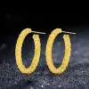18ctw Cushion Cut Yellow Sapphire Hoop Earrings