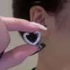  Fashion Heart Hoop Earclip Earrings
