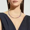 Rainbow Sapphire Yellow Gold Tone Three-piece Jewelry Set