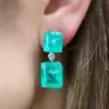 32ctw Paraiba Tourmaline Drop Earrings