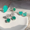 13ctw Oval Cut Paraiba Tourmaline Flower Earrings