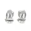 Vintage Nature Inspired White Sapphire Earrings