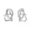 Vintage Nature Inspired White Sapphire Earrings
