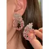 Nature Inspired 14ctw Pink Sapphire Statement Earrings